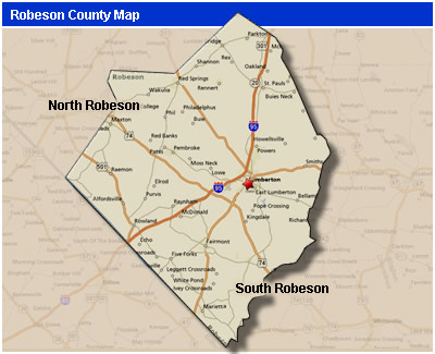 Click Here for a Map of Robeson County Tax Office.